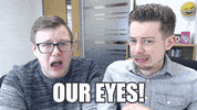 shocked disgusted GIF by Andrew and Pete