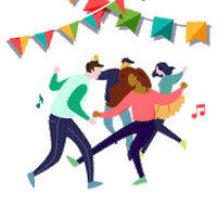 daybreakhotels love dance party travel Sticker