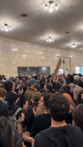 Mass Protest at Grand Central in New York Calls for Ceasefire in Gaza