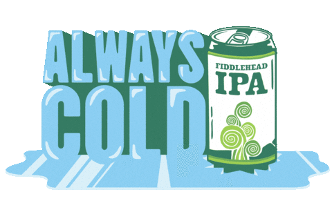 Cheers Ipa Sticker by Fiddlehead Brewing Company