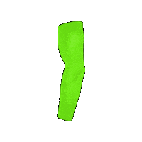 Customnumbered custom sleeve neon green wpw Sticker