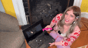 Fire Laptop GIF by Speedy Ortiz