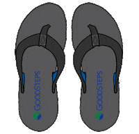 GoodSteps flip flops summer shoes goodsteps heal tap Sticker