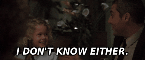 I Dont Know Either GIF