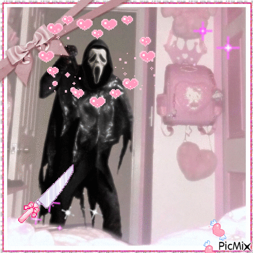 SweetlySours giphyupload pink horror blingee GIF