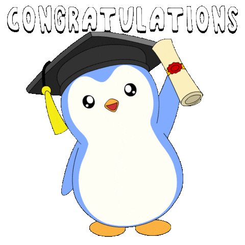 Graduating Class Of Sticker by Pudgy Penguins