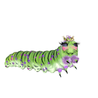 3D Queen Sticker by Carol Civre