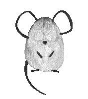 XPOM_XPOM christmas new year happy new year mouse Sticker