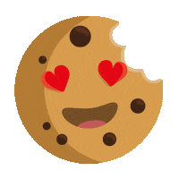 adCookie love heart amazing cookie Sticker