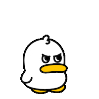 420gram00 character duck 캐릭터 quack Sticker
