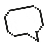 pixel talk Sticker