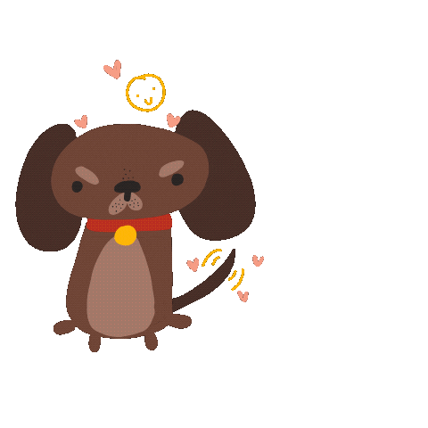 Venusofcentralave giphyupload happy dog puppy Sticker