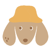 Dog Look Sticker