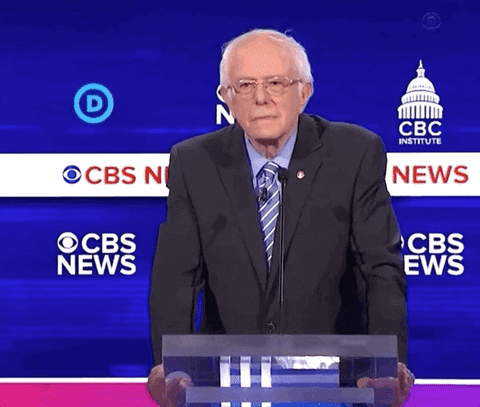 Bernie Sanders Shakes Head GIF by CBS News
