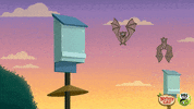 pbskids nature flying bat hiking GIF