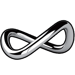 Sparkle Infinity Sticker by Six Shooter Records
