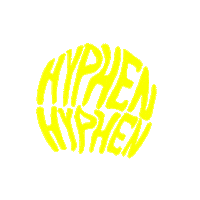 Hh Sticker by HYPHEN HYPHEN
