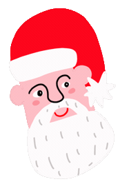 Merry Christmas Sticker by Rosie Johnson Illustrates