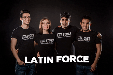 latinforce giphygifmaker dancing team force GIF