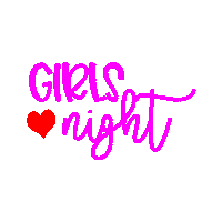 Girls Night Sticker