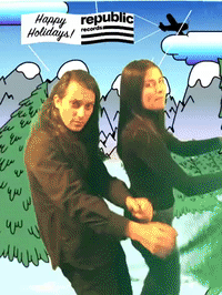 framebeta GIF by Republic Records Holiday Party GIFs