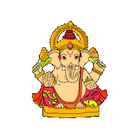 Ganesh Chaturthi Jagyasini Singh Sticker