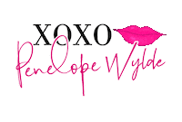 Pink Kiss Sticker by Penelope Wylde