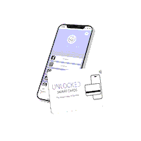 UnlockedCards nfc tarjeta presentacion smart card Sticker