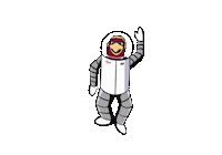 Outer Space Sticker by University of Louisiana Monroe