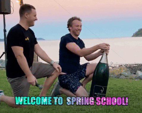 Aginic giphygifmaker aginic spring school GIF