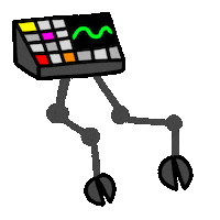 Control Center Robot Sticker