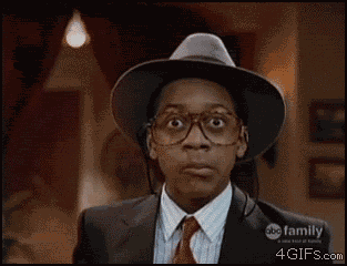 TV gif. Jaleel White as Steve Urkel on Family Matters looks at us with wide eyes. He makes different suspicious faces, lifting his eyebrows up, squinting his eyes, and contorting his mouth to create different expressions.