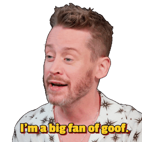 Goofing Off Macaulay Culkin Sticker by First We Feast