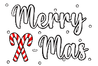 Merry Christmas Sticker
