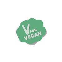Vegan Vforvegan Sticker by MyCookieDough