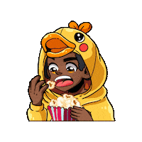 Pop Corn Sticker by GAM3S.GG