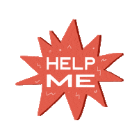 Help Me Waterfall Sticker