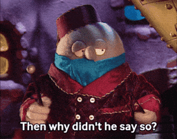 Why Didnt You Say So Stop Motion GIF by Fire Mountain Productions