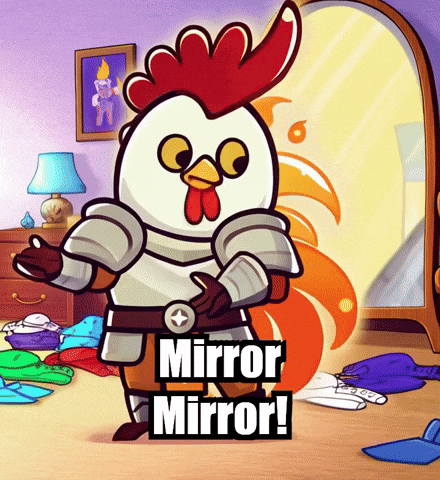 Mirror Mirror Trending GIF by Zorooster