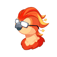 Fire Orange Sticker by MYTONA