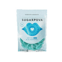 Blue Raspberry Candy Sticker by Sugarpova