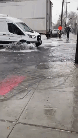 Nor'easter Floods New York City Streets