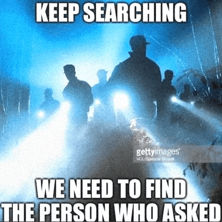 No One Asked GIF