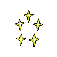 Stars Sparkling Sticker by Florens Debora
