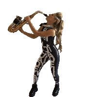 saxophone Sticker by Lovely Laura