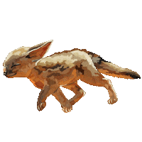 Desert Fox Sticker
