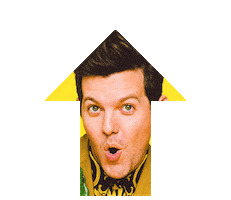 arrow going up Sticker by Dillon Francis