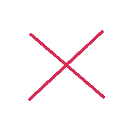 X Sticker