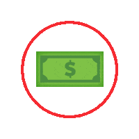 Dollar Bill Sticker by Ostrich App