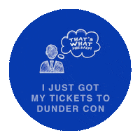 dundercon the office michael scott theoffice thats what she said Sticker